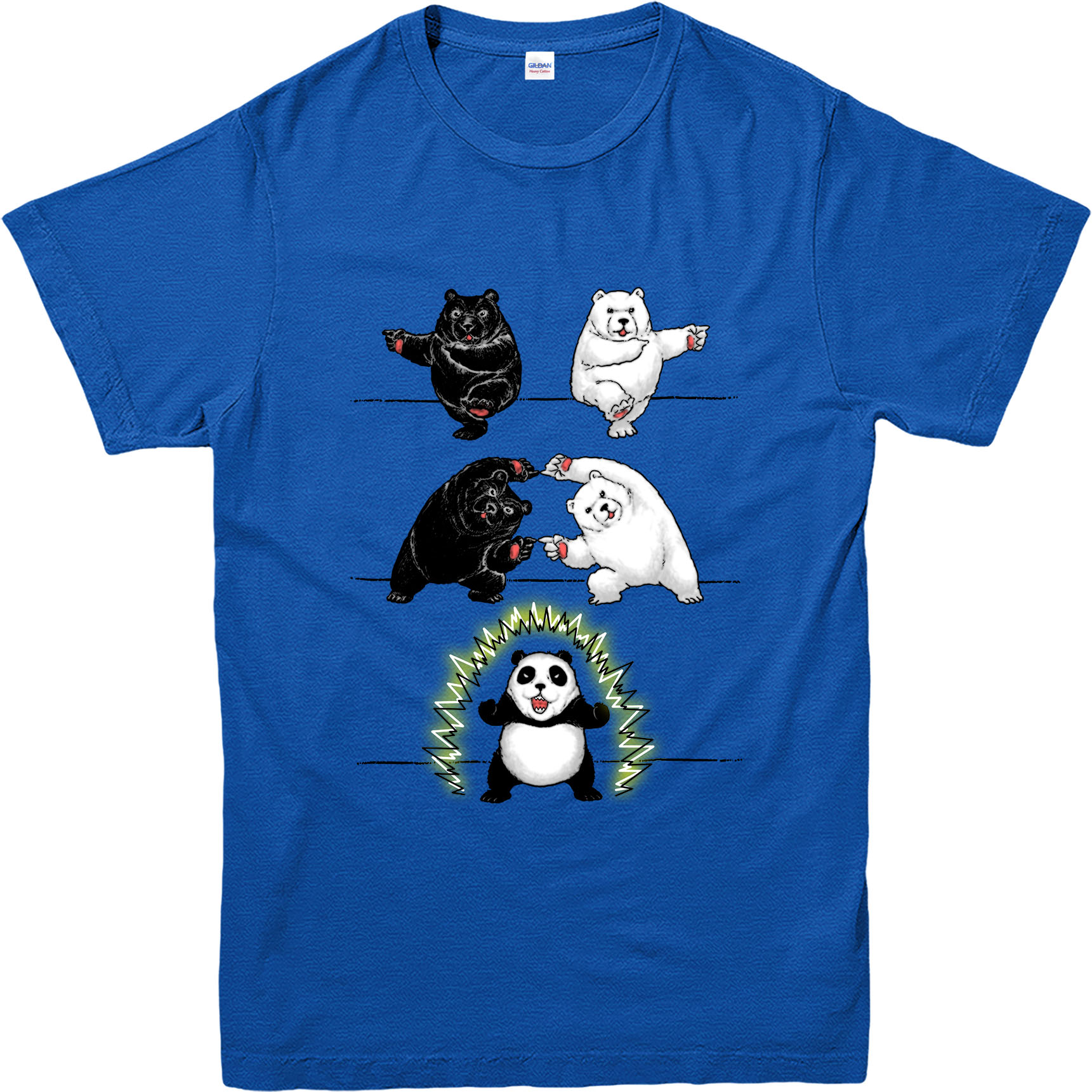 Dragon Ball Z T-Shirt, BEAR FUSION PANDA T-Shirt, Funny Casualwear Top | eBay