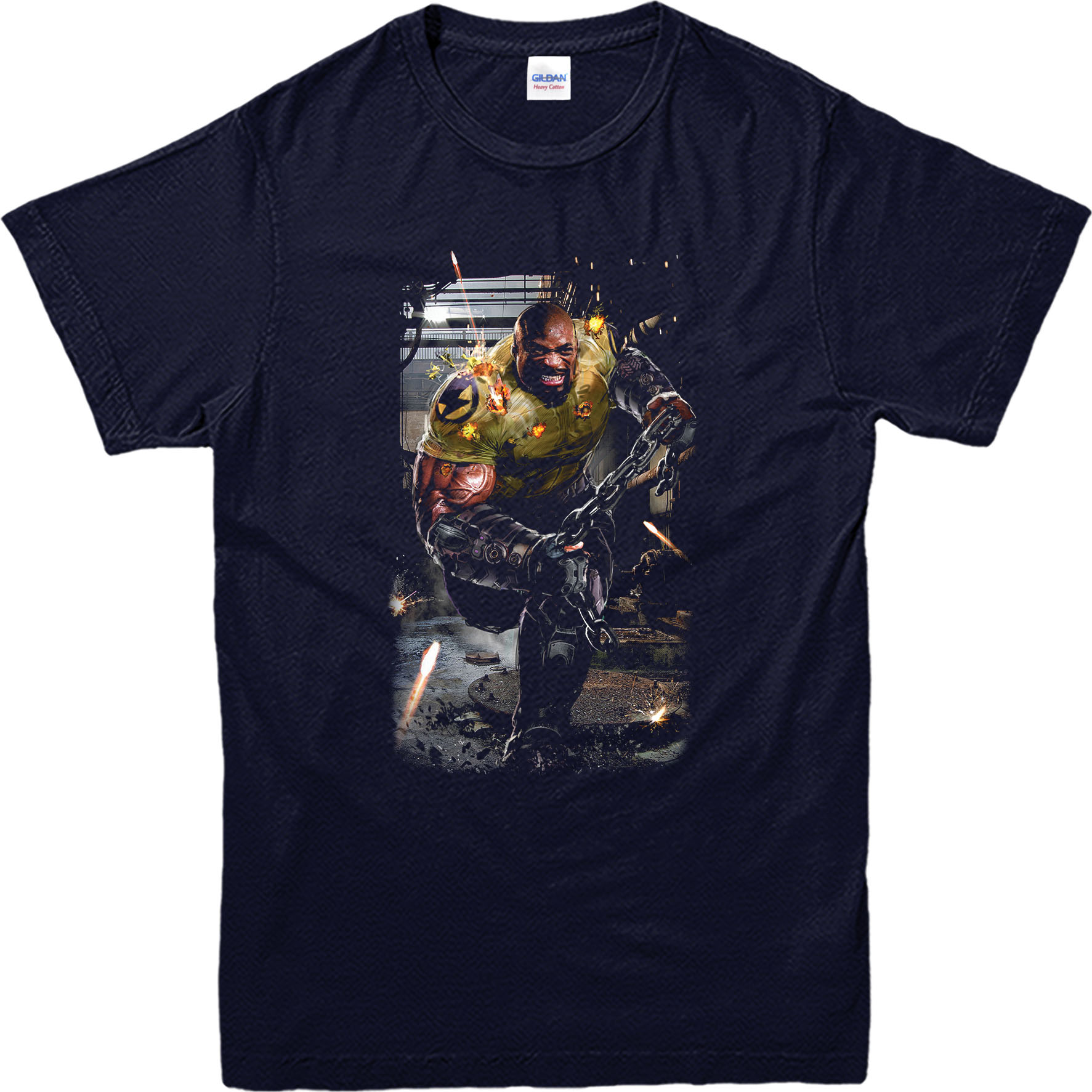 Luke Cage T-Shirt,Superhero Cage Run Marvel Comics Spoof T-Shirt Top | eBay