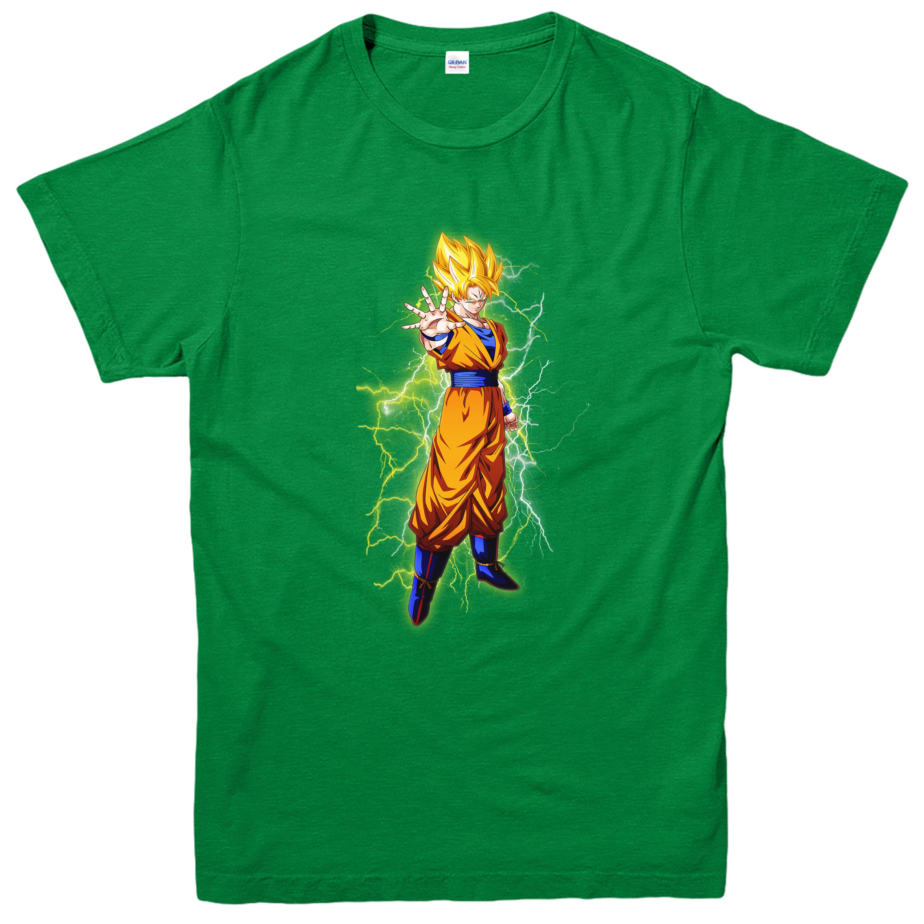 Goku Super Saiyan Lightning T-Shirt, Dragon Ball Z ...