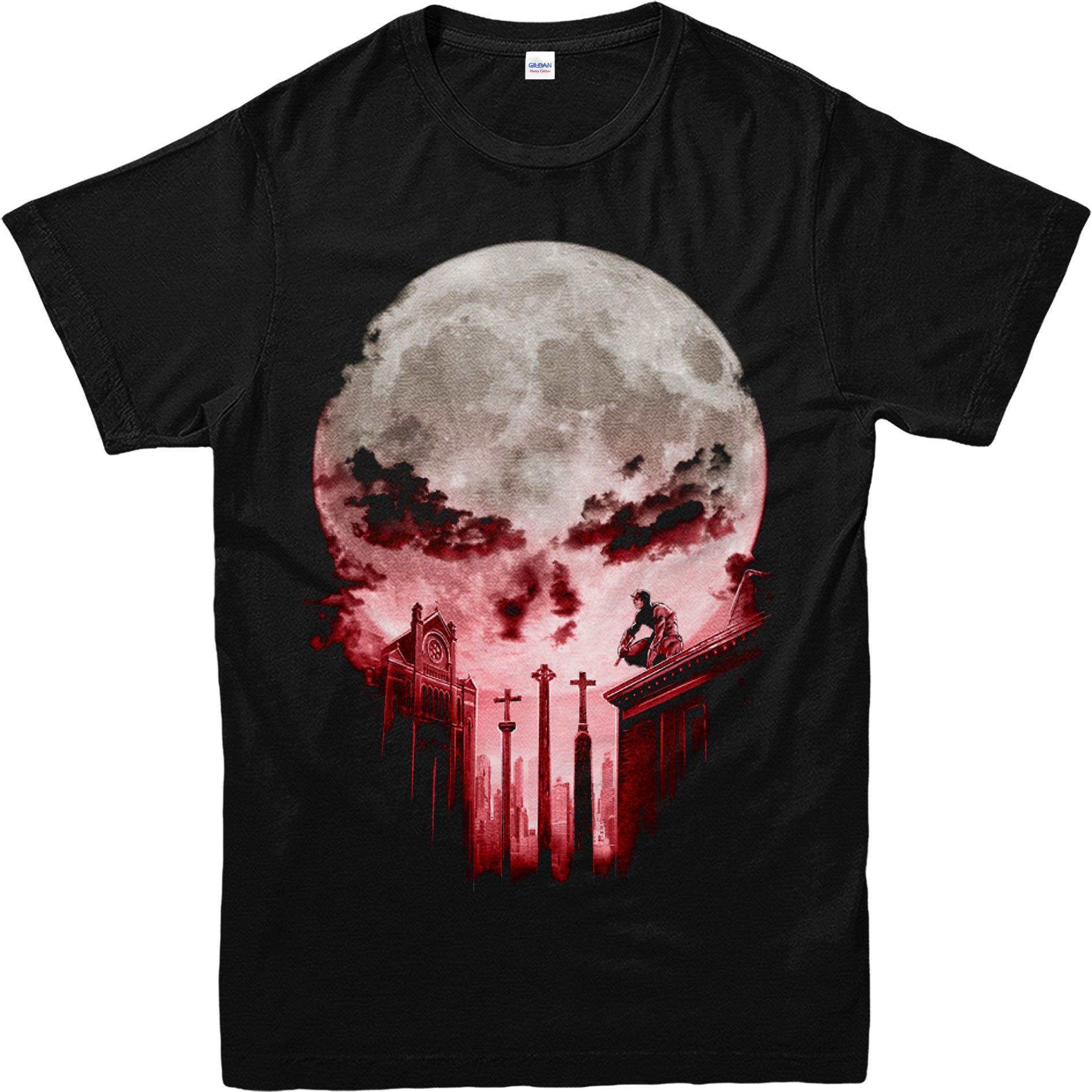 Unisex T Gift Punisher Kids Moon Shirt Top Adultamp; Birthday Yb6yv7fg