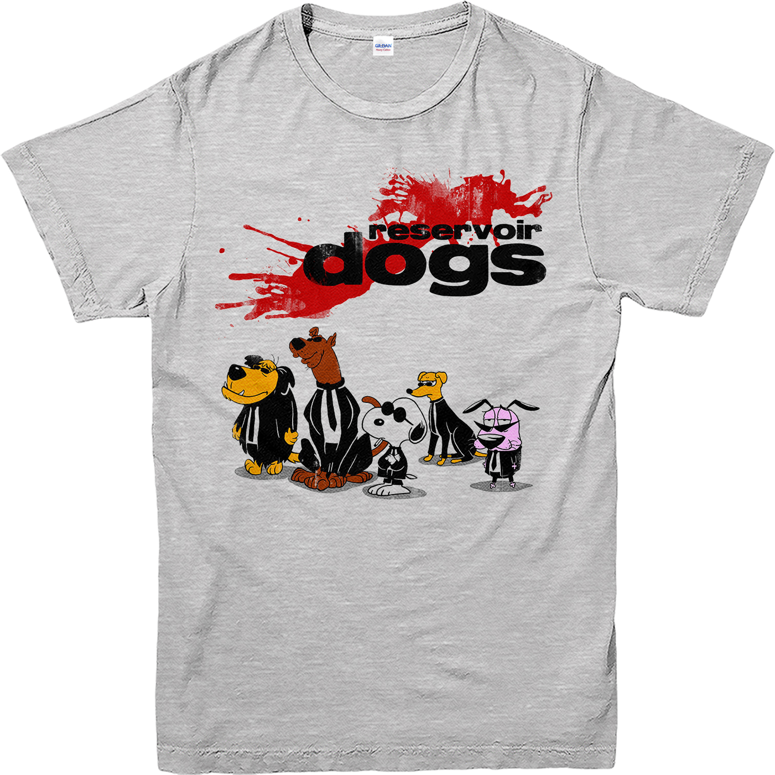 Reservoir Dogs T-Shirt, Cartoon Dog Design T-Shirt, Inspired Top | eBay