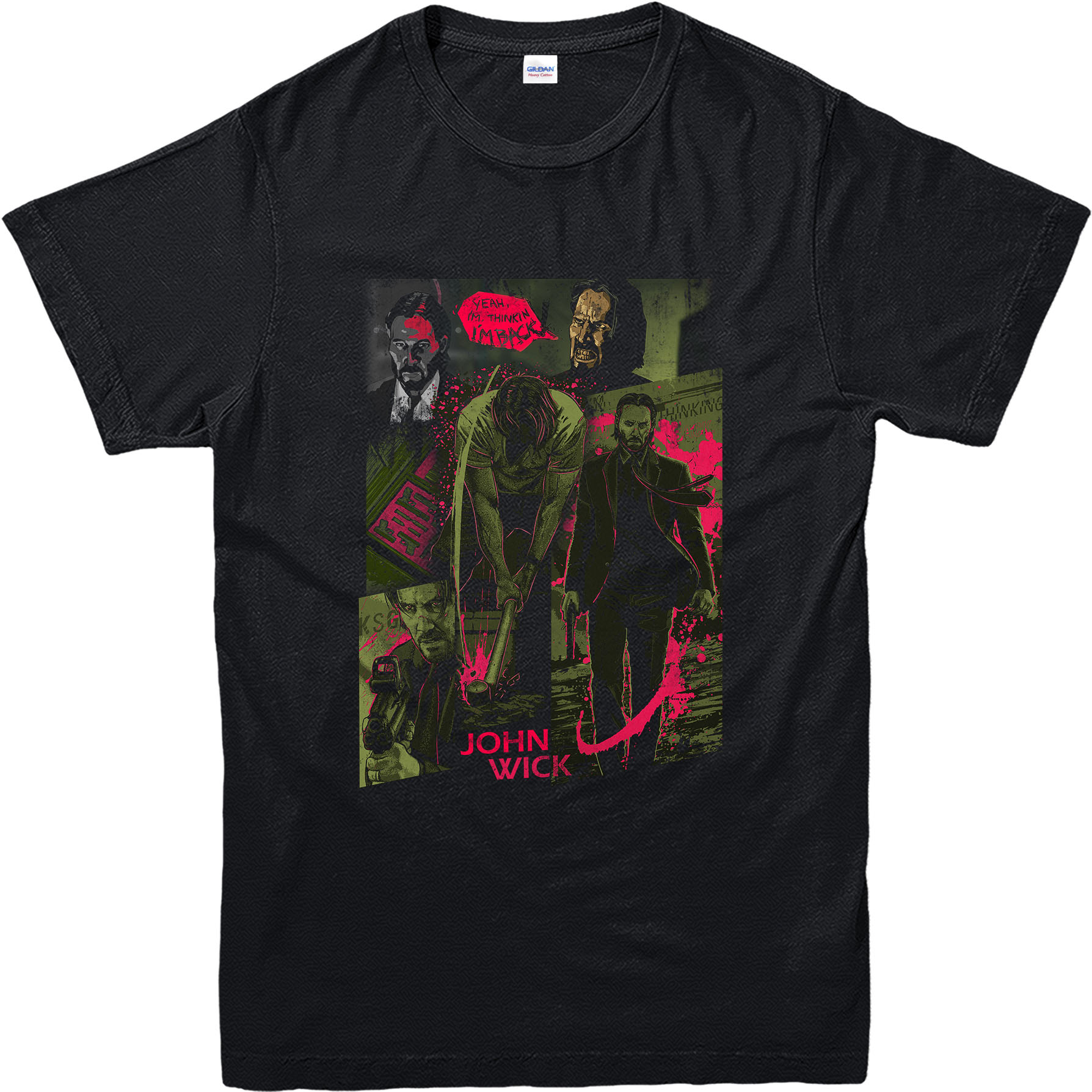 John Wick T-Shirt, I'M Back Poster T-Shirt, Inspired Top (JWIMB) | eBay