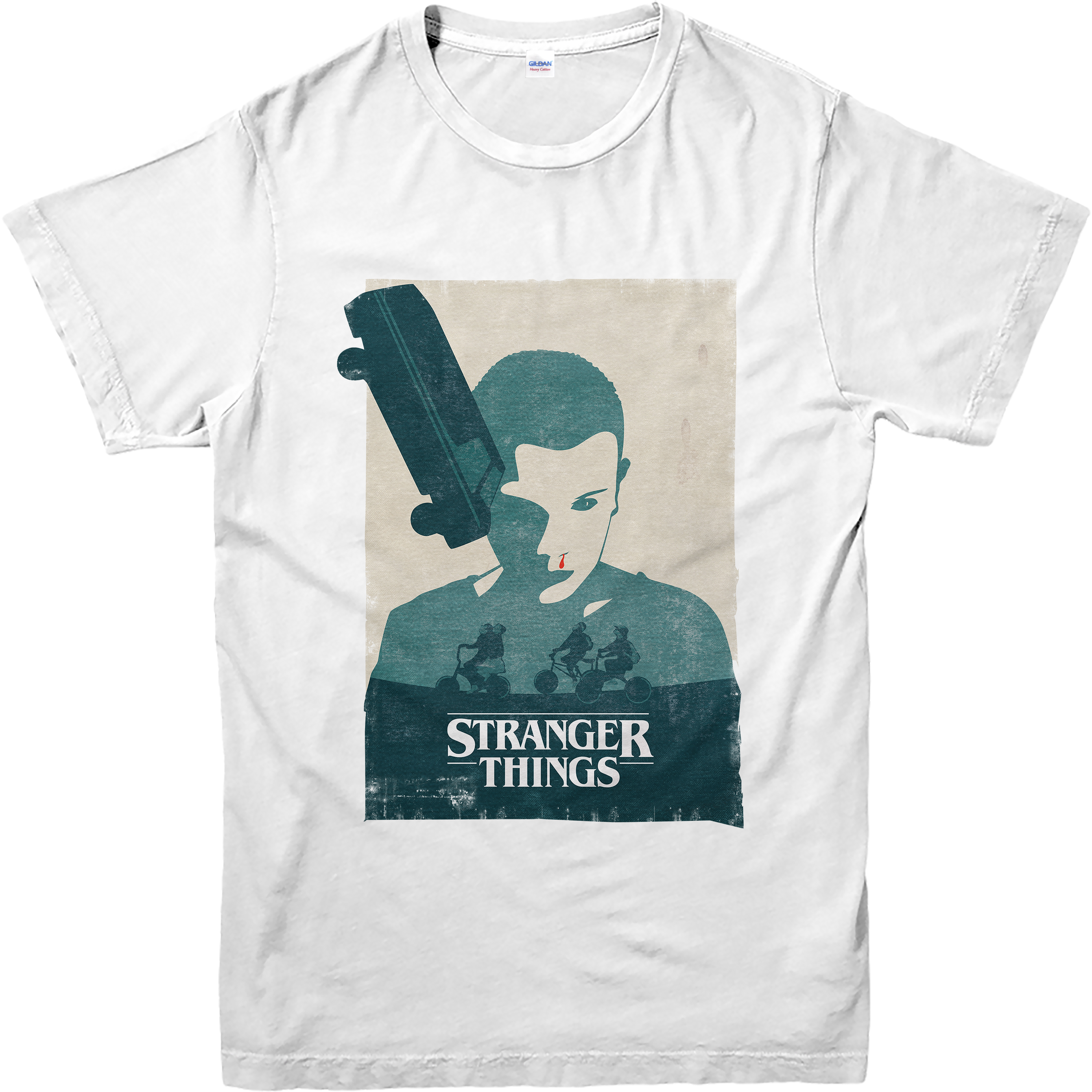 Stranger Things T-Shirt, ELEVEN VAN FLIP T-Shirt, Inspired Design Top ...