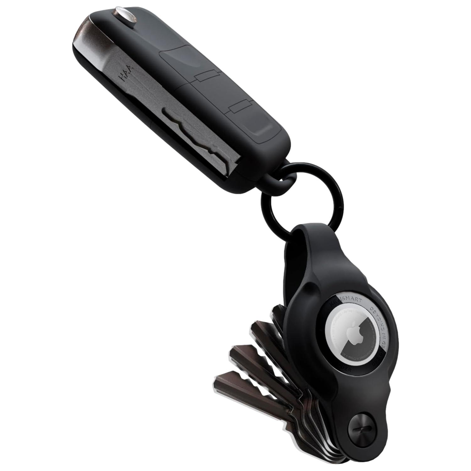 KeySmart Air Portachiavi Con Custodia Airtag - Organizzatore Chiavi Compatto In Pelle