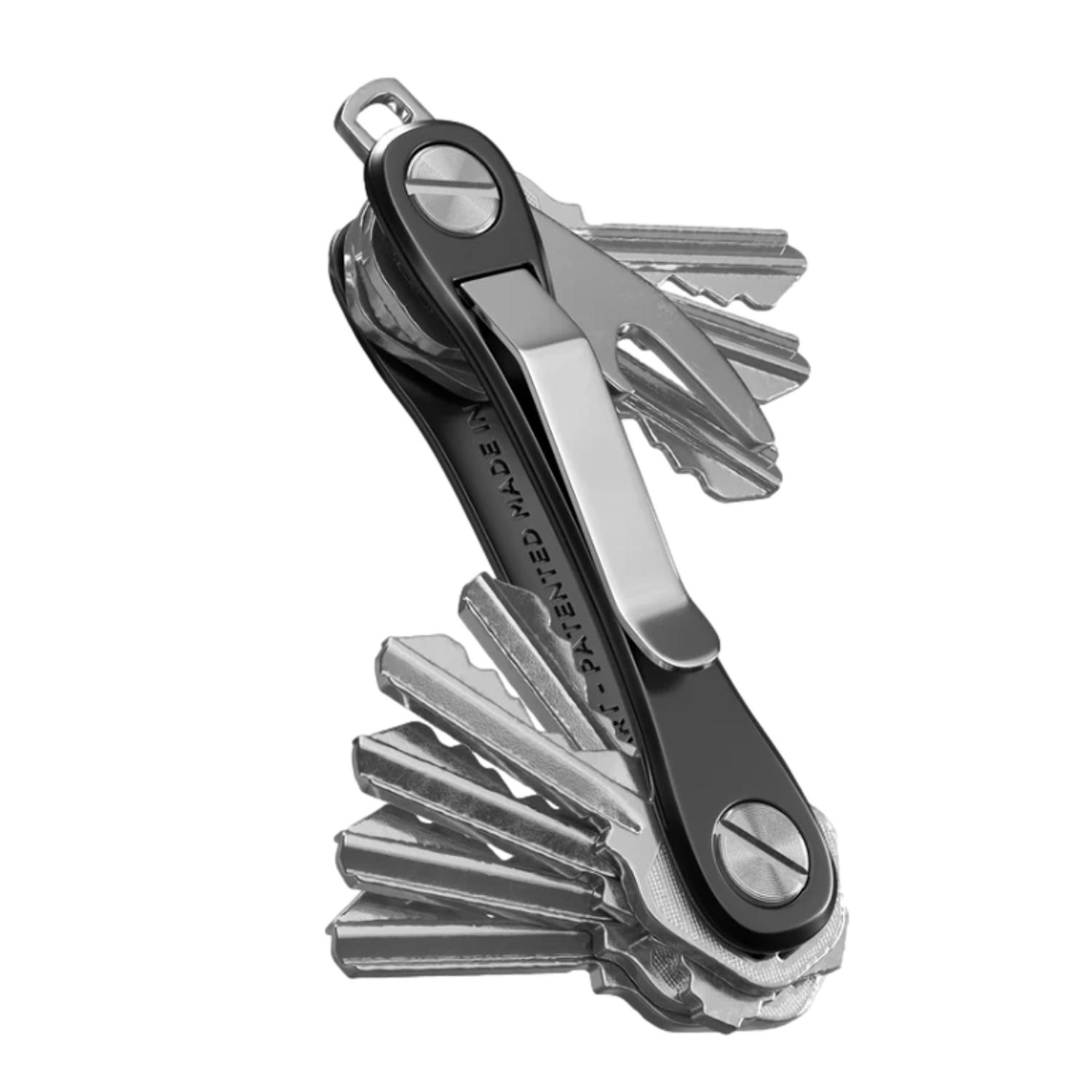 KeySmart Rugged Compact Key Holder Black