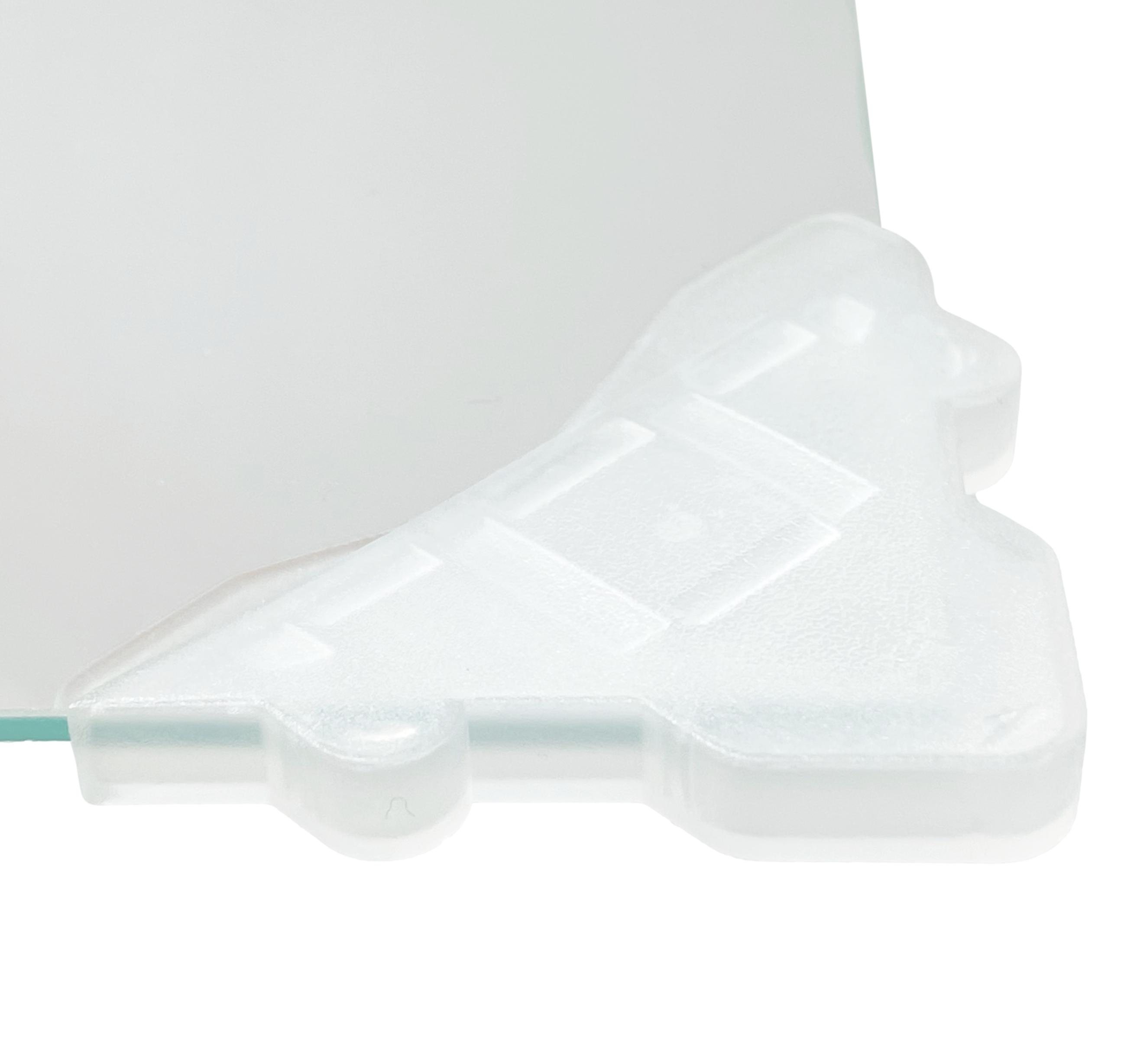 Glass Corner Protectors 34mm White Plastic x 4 to 500 eBay