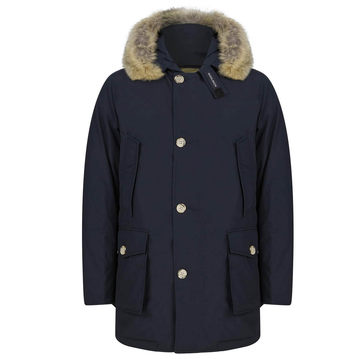 Reageer tellen zelfmoord Woolrich Arctic Detachable Fur Down Filling Extra Warm Winter Parka Coat  Navy | eBay