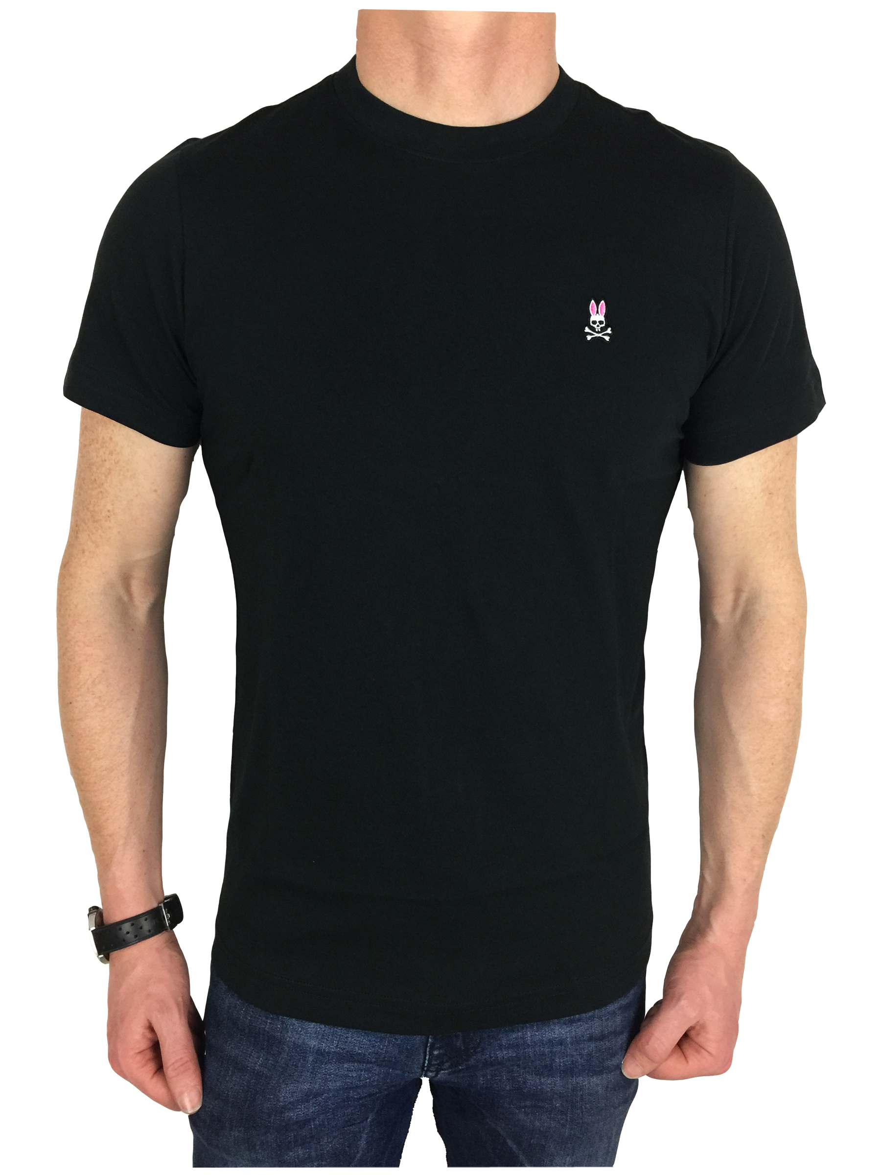 Camiseta para hombre Psycho Bunny con logotipo de marca en negro, nueva con  etiquetas, precio de venta sugerido por el fabricante 45 £ | eBay