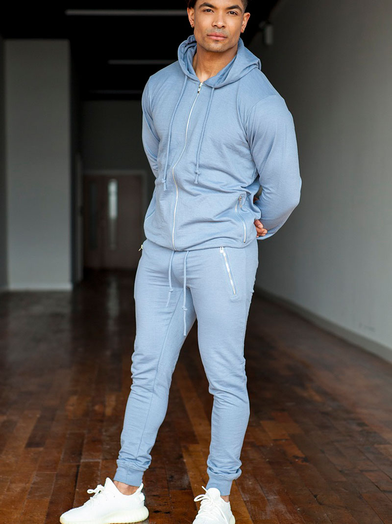 baby blue mens tracksuit