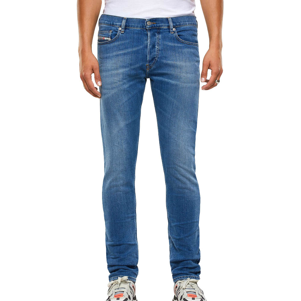 DIESEL D-luster Slim-fit Jeans in Blue for Men Mens Clothing Jeans Bootcut jeans 