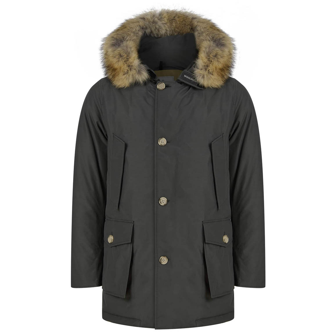 R hoogtepunt Ongelijkheid Woolrich Arctic Detachable Fur Down Filling Warm Winter Parka Coat Grey  Shadow | eBay