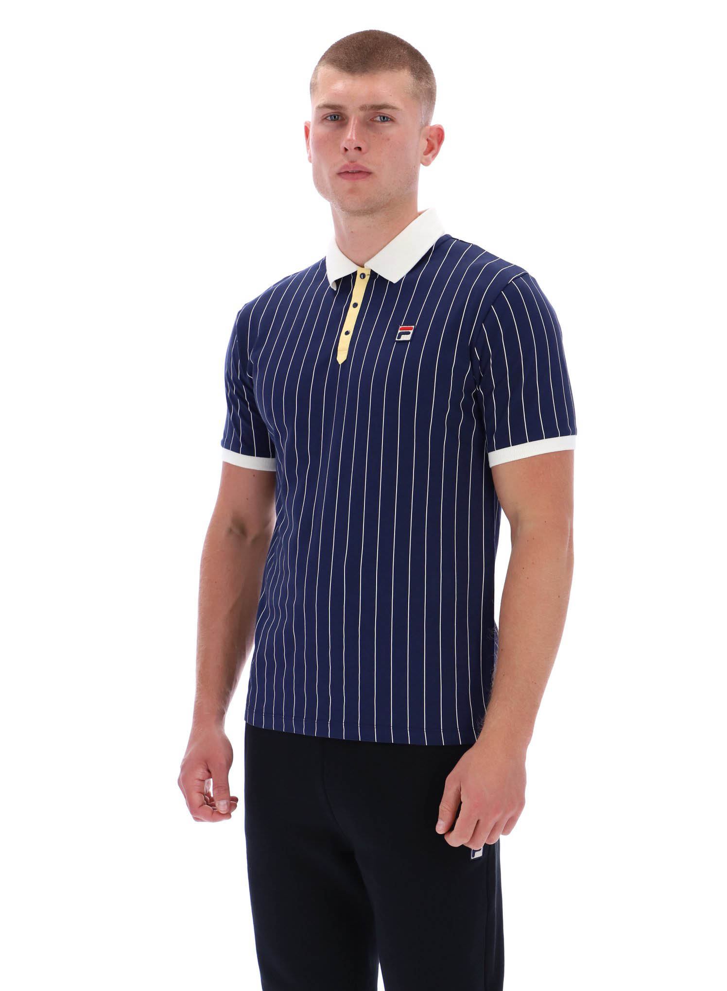 Fila Poloshirt FILA BB1 Classic Vintage Striped Polo FILA Navy/Raffia/Gardenia - Bild 7 von 10