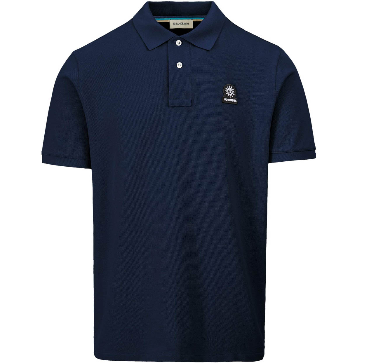 Polo uomo Sandbanks logo distintivo polo blu navy - Foto 6 di 6
