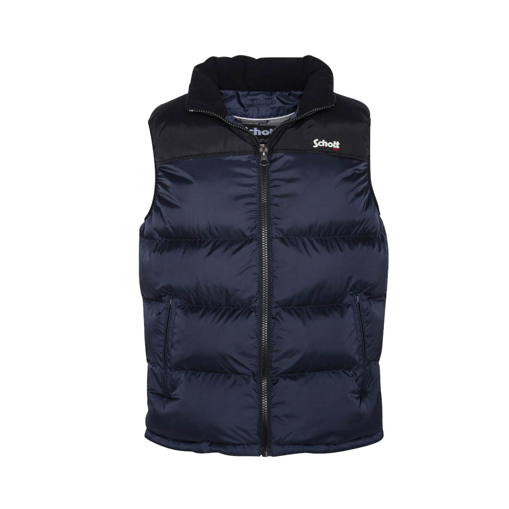 mens navy blue winter vest