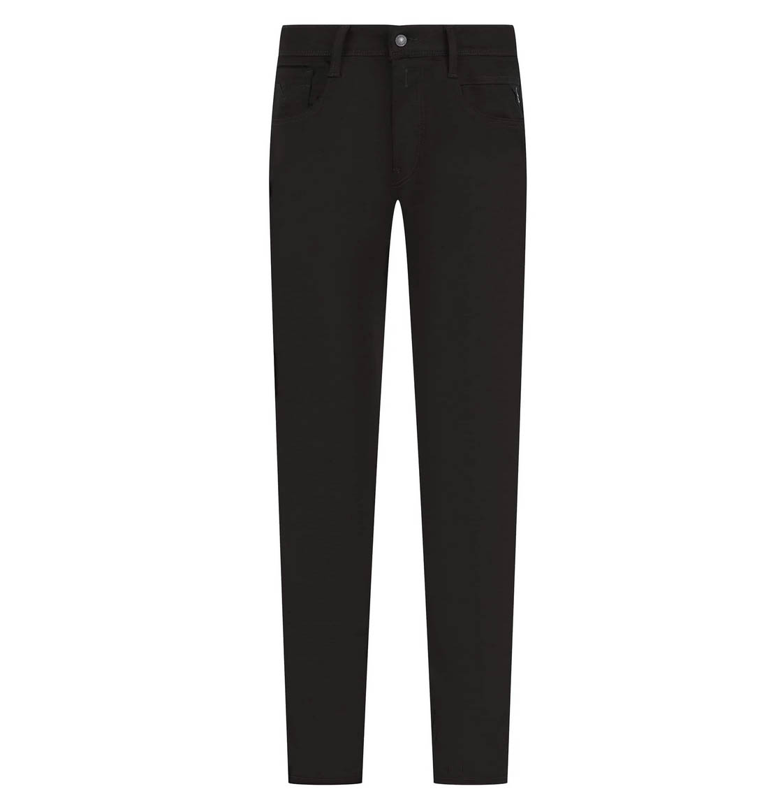 Replay Herren Jeans Hyperflex Anbass Slim Fit Logo Branded Tapered Jeans Schwarz - Bild 4 von 25