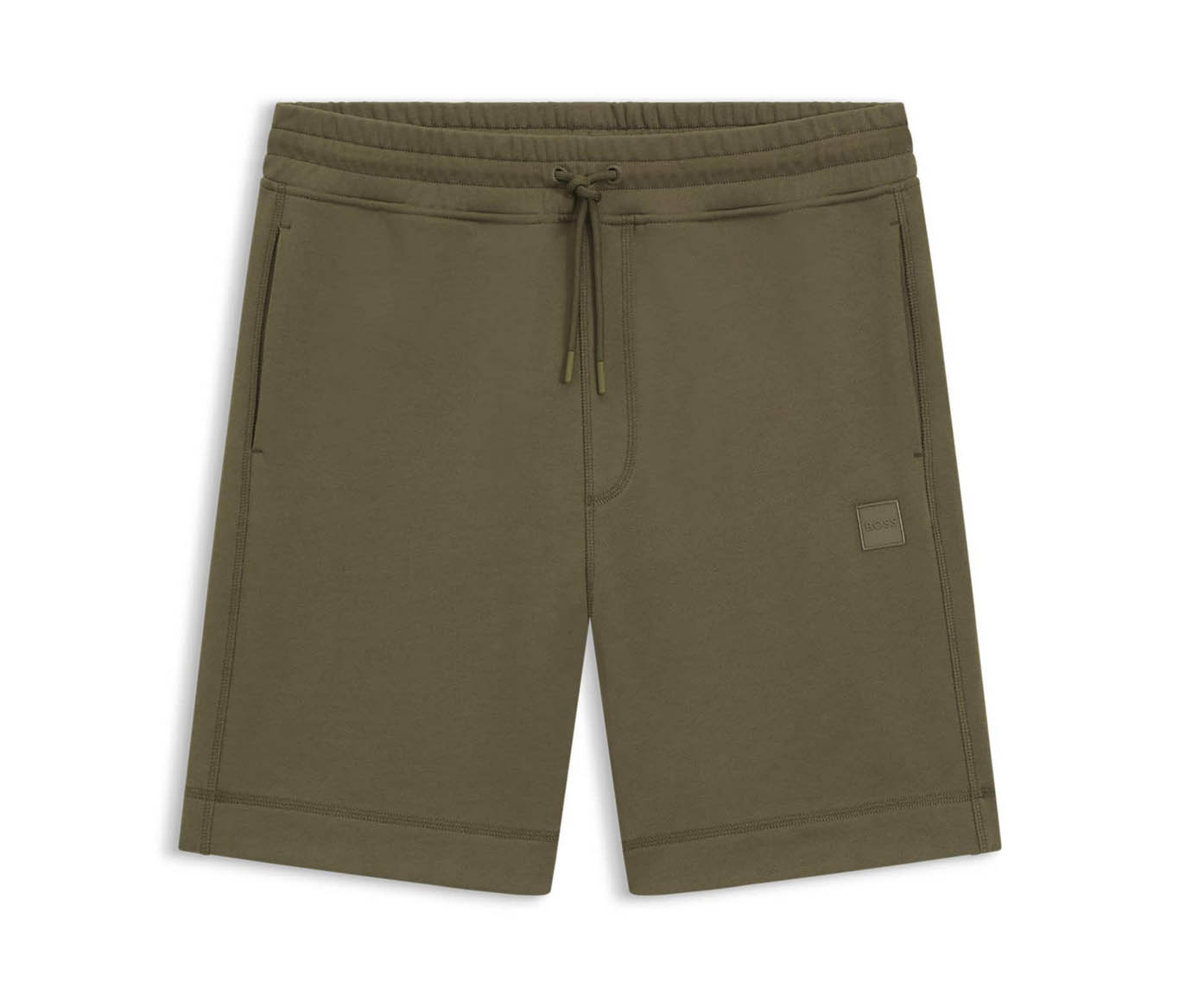 BOSS Mens Shorts Sewalk Cotton Boss Short in Green - Picture 2 of 7