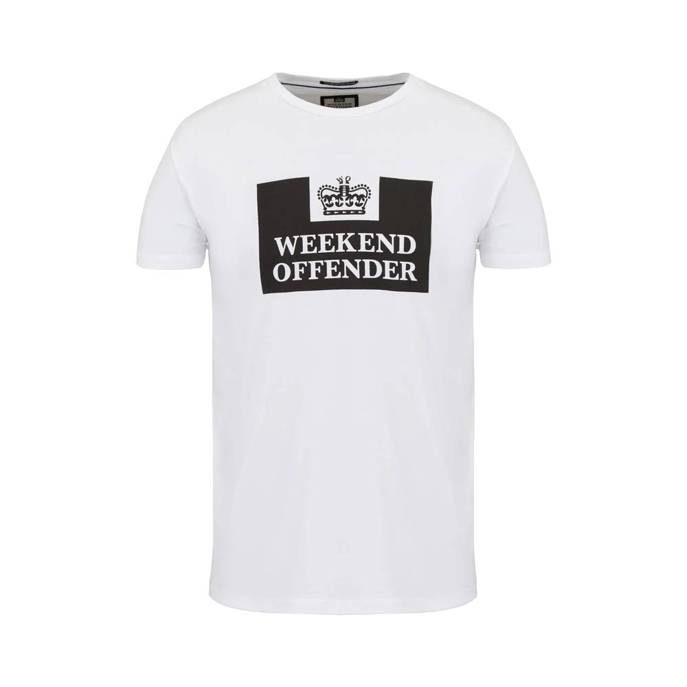 WEEKEND OFFENDER MENS PRISON T-SHIRT IN WHITE // BNWT // RRP £35 - Picture 11 of 11