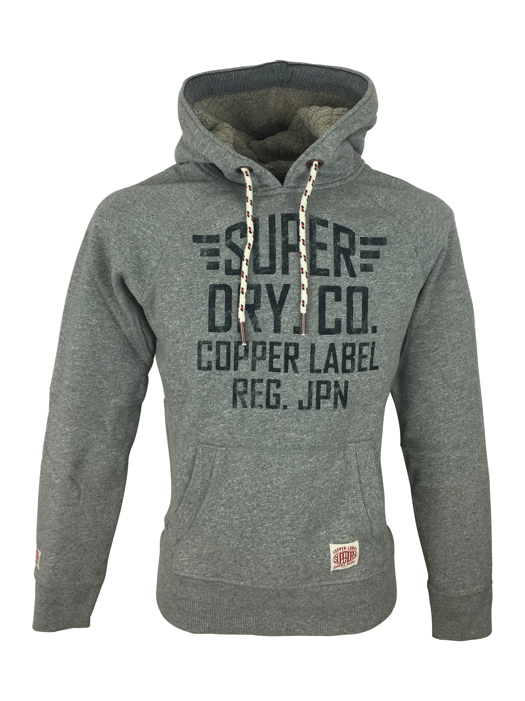 *SALE* Superdry Mens Copper Label Piston Hood Hoodie in Shale Grindle ...