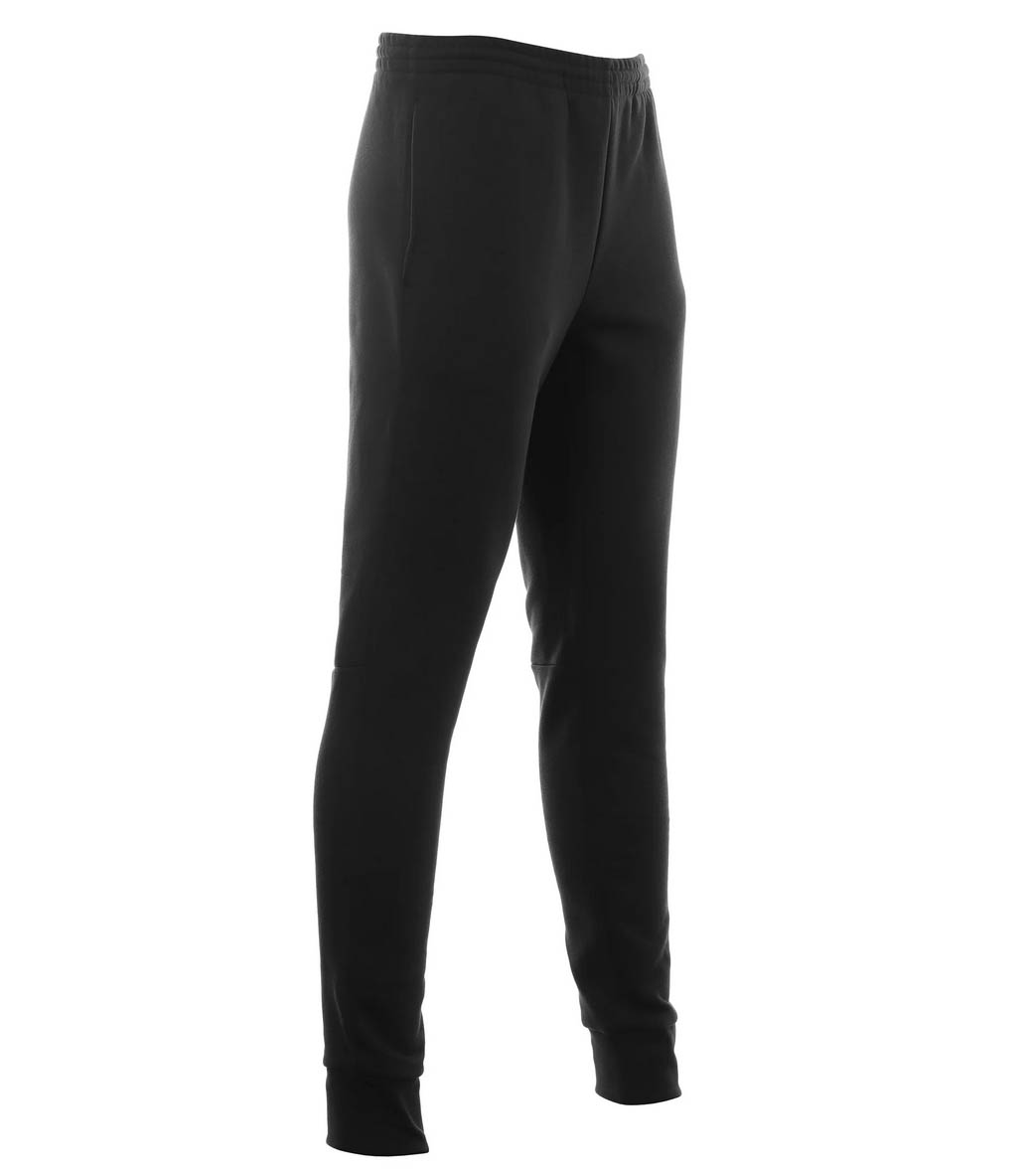 Pantaloni da pista Lacoste da uomo jogger biologici aderenti con logo con marchio in nero - Foto 10 di 11