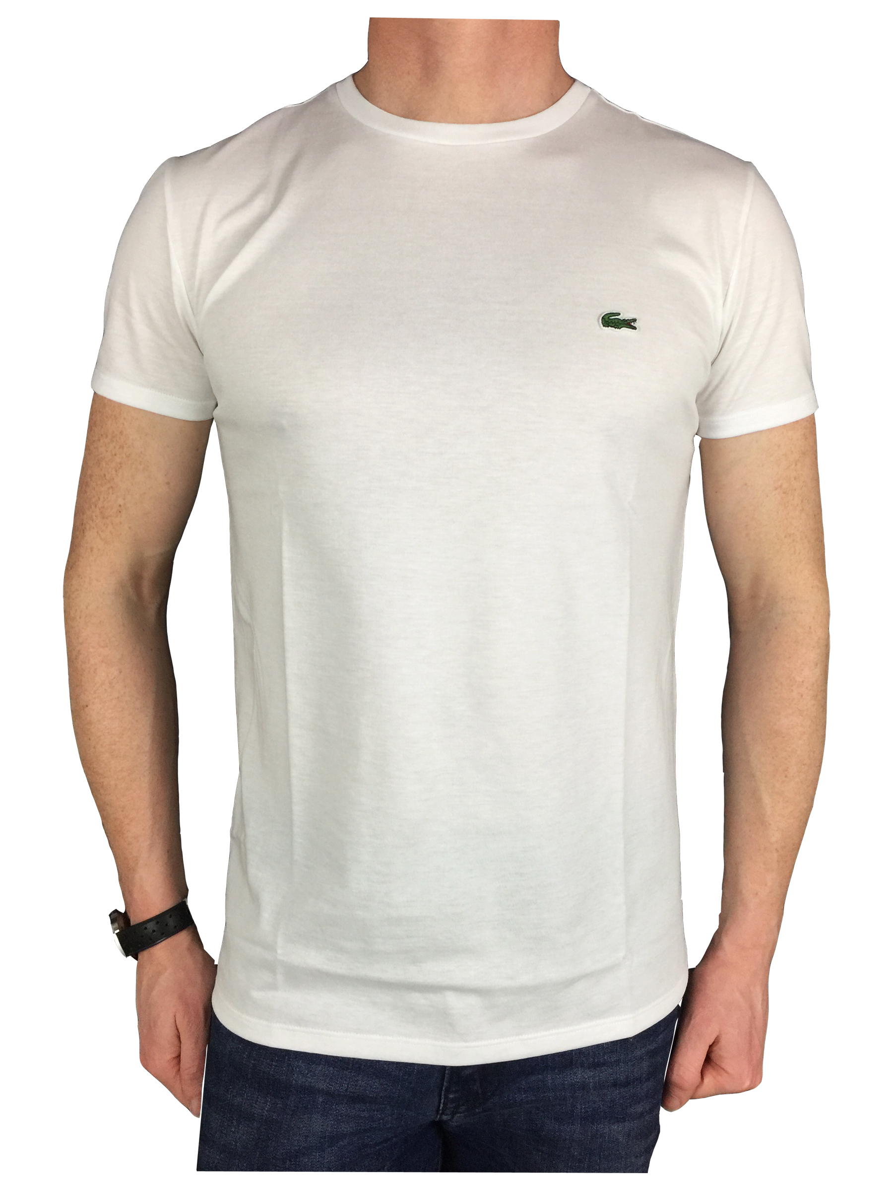 Lacoste Herren T-Shirt der Marke S/S Logo in Weiß, Neu mit Etikett, UVP 50€ - Bild 7 von 10