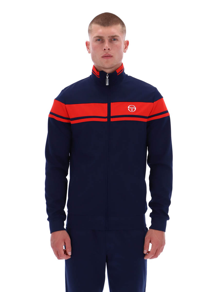 Sergio Tacchini Herren Track Top Damarindo Trainingsjacke in Maritim Blau - Bild 14 von 17