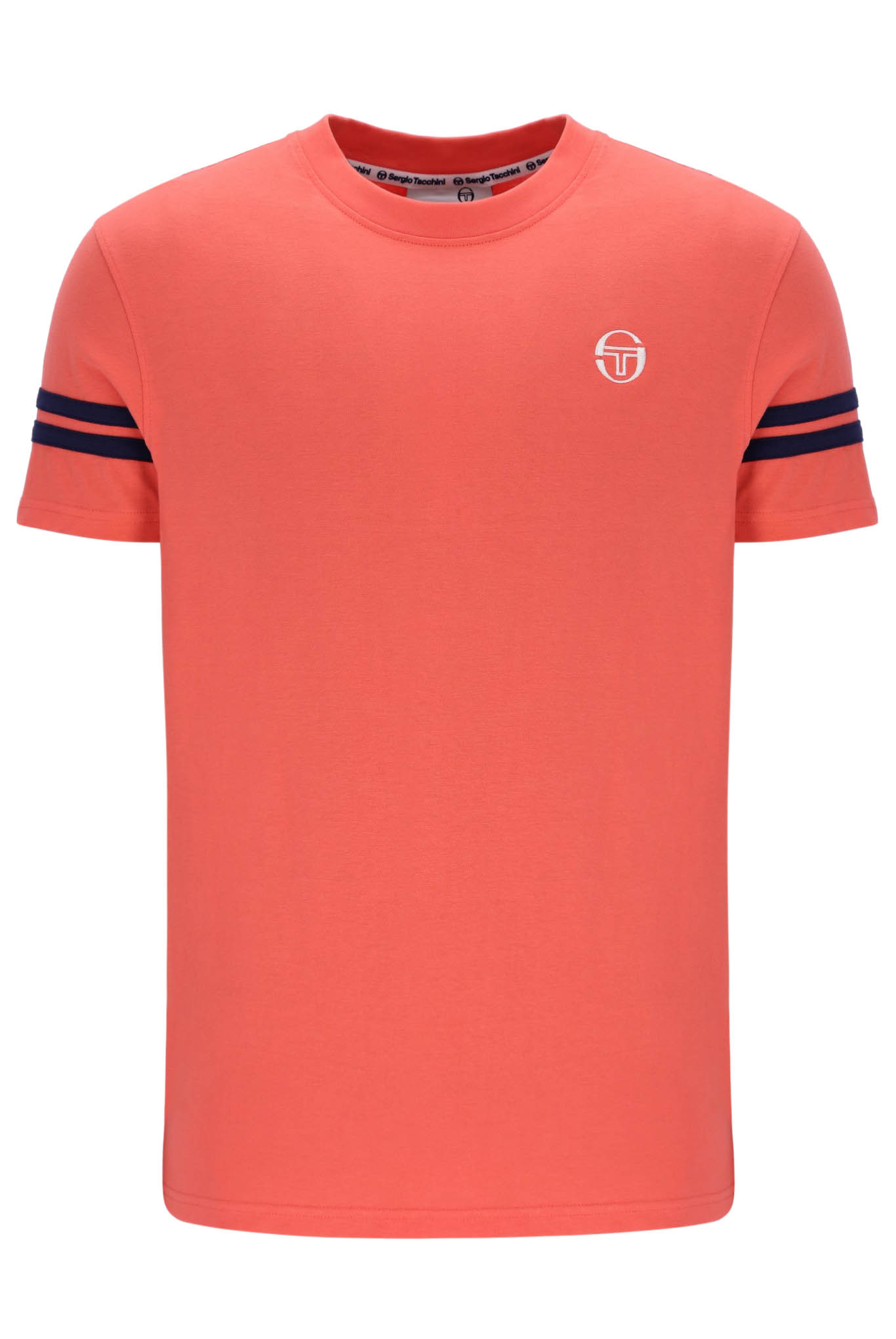Sergio Tacchini T-Shirt Uomo Girocollo Grello Tee in Dubarry/Blu Marittimo - Foto 5 di 10