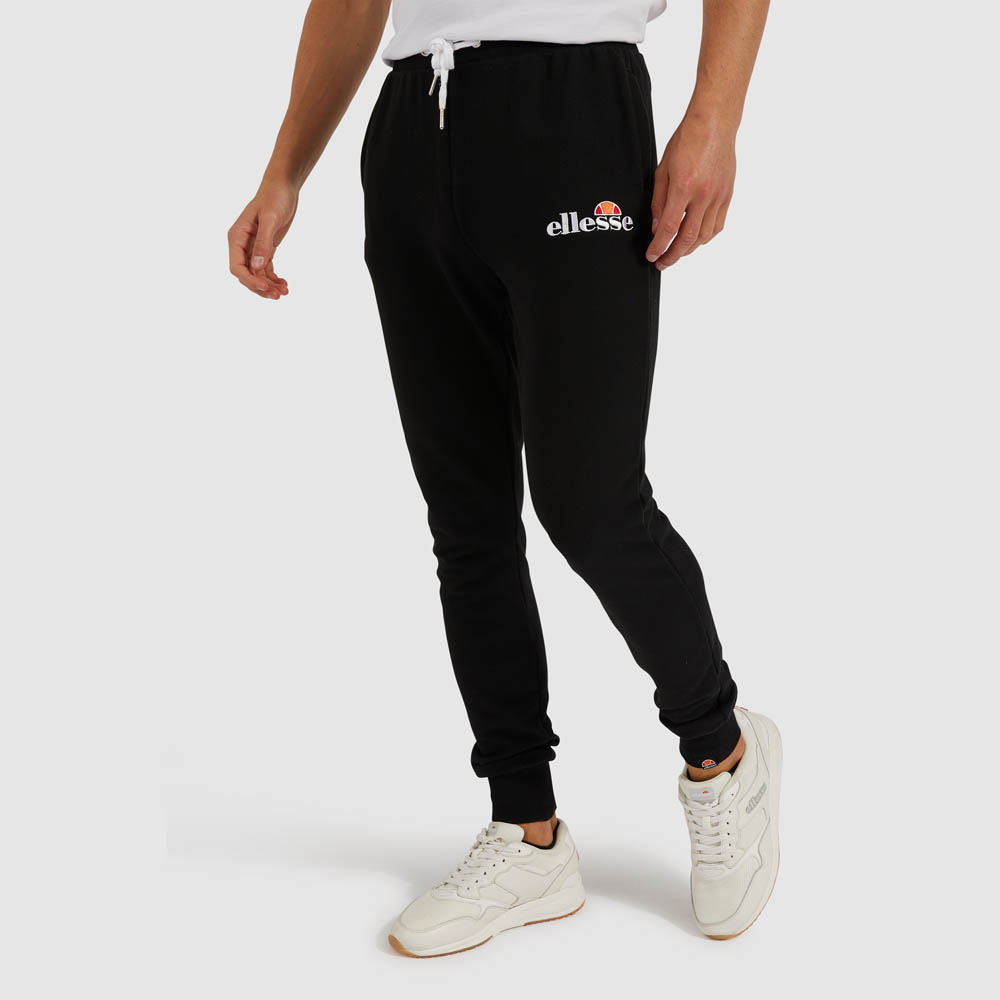 Ellesse Mens Joggers in Black Fitted 