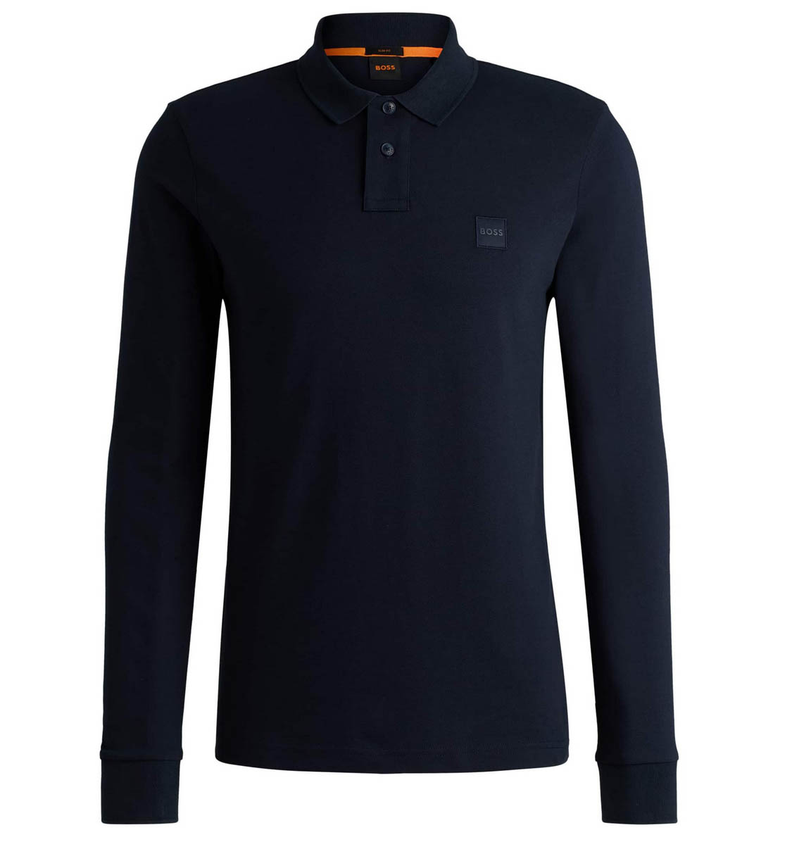 Hugo Boss Herren Poloshirt Langarm Passerby Boss Polo in Schwarz - Bild 2 von 7