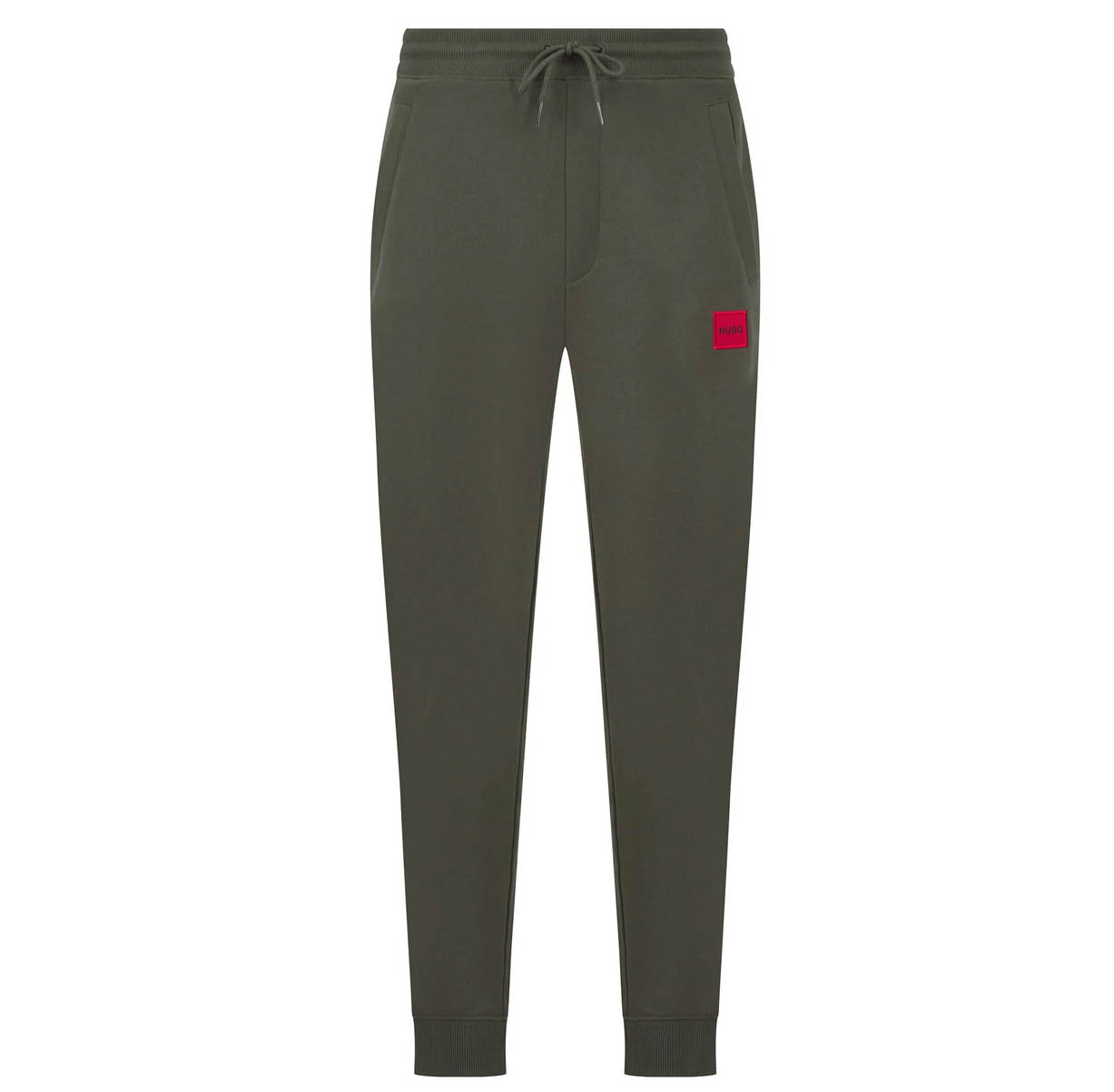 Pantalones de chándal Hugo para hombre DOAK212 BOSS algodón rizo algodón en verde - Imagen 7 de 9