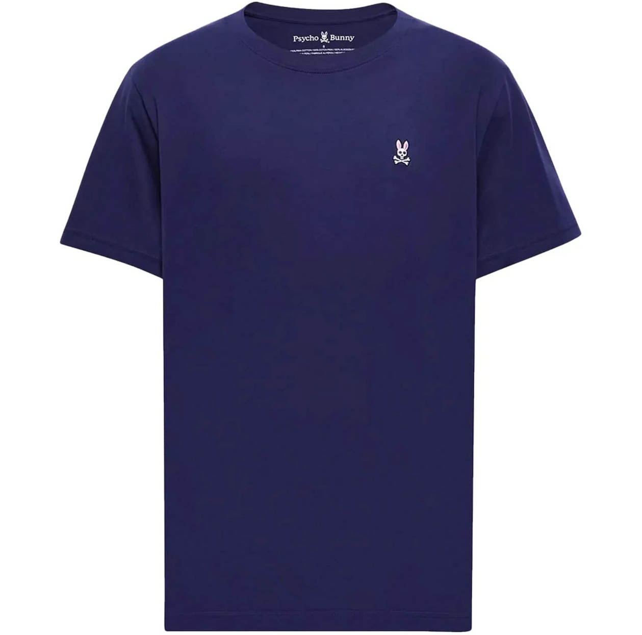 Psycho Bunny T-Shirt Mens Classic Crew Neck Pima Cotton Tee in Evening Blue - Picture 2 of 6