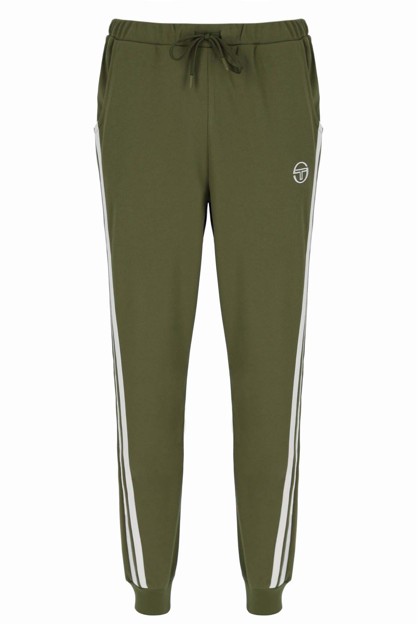 Sergio Tacchini Tracksuit Bottom Damarindo Track Pants Sphagnum Green/Gardenia - Picture 8 of 9