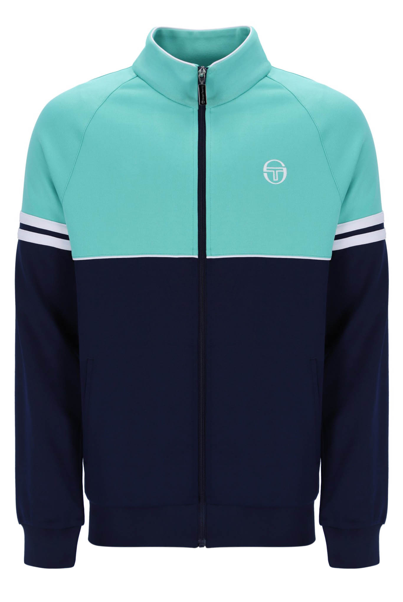 Veste de survêtement homme Sergio Tacchini ORION bleu piscine/bleu maritime/blanc - Photo 8/10