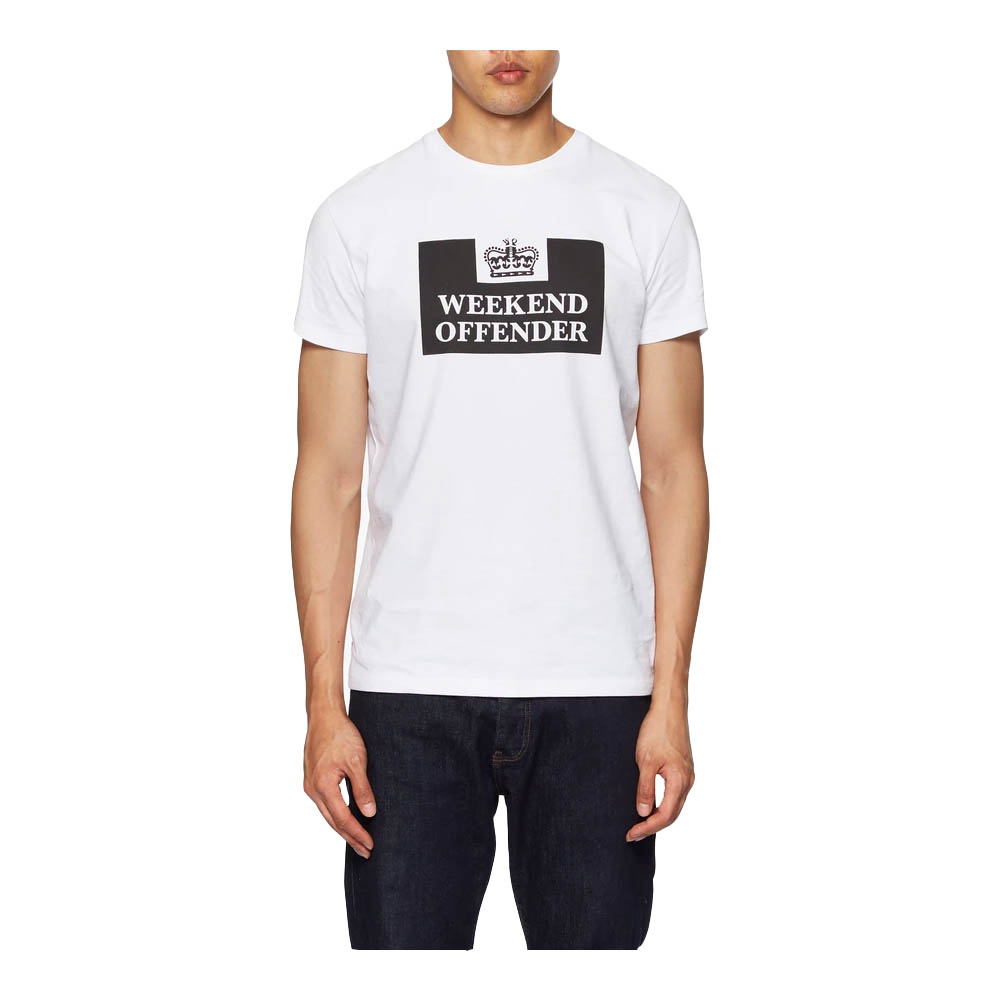 WEEKEND OFFENDER MENS PRISON T-SHIRT IN WHITE // BNWT // RRP £35 - Picture 7 of 11