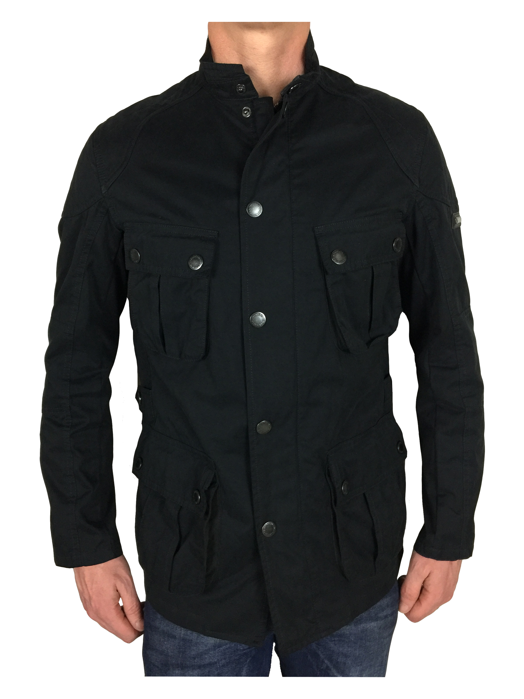 Barbour International Mens Lockseam Jacket in Navy Blue | eBay