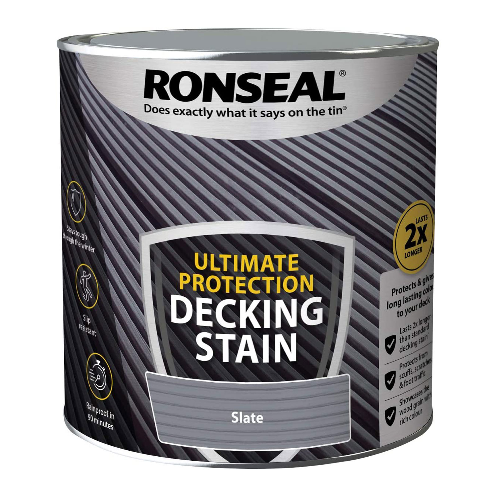 Ronseal 2.5L Ultimate Protection Decking Stain Rich Colour Extra Tough Paint