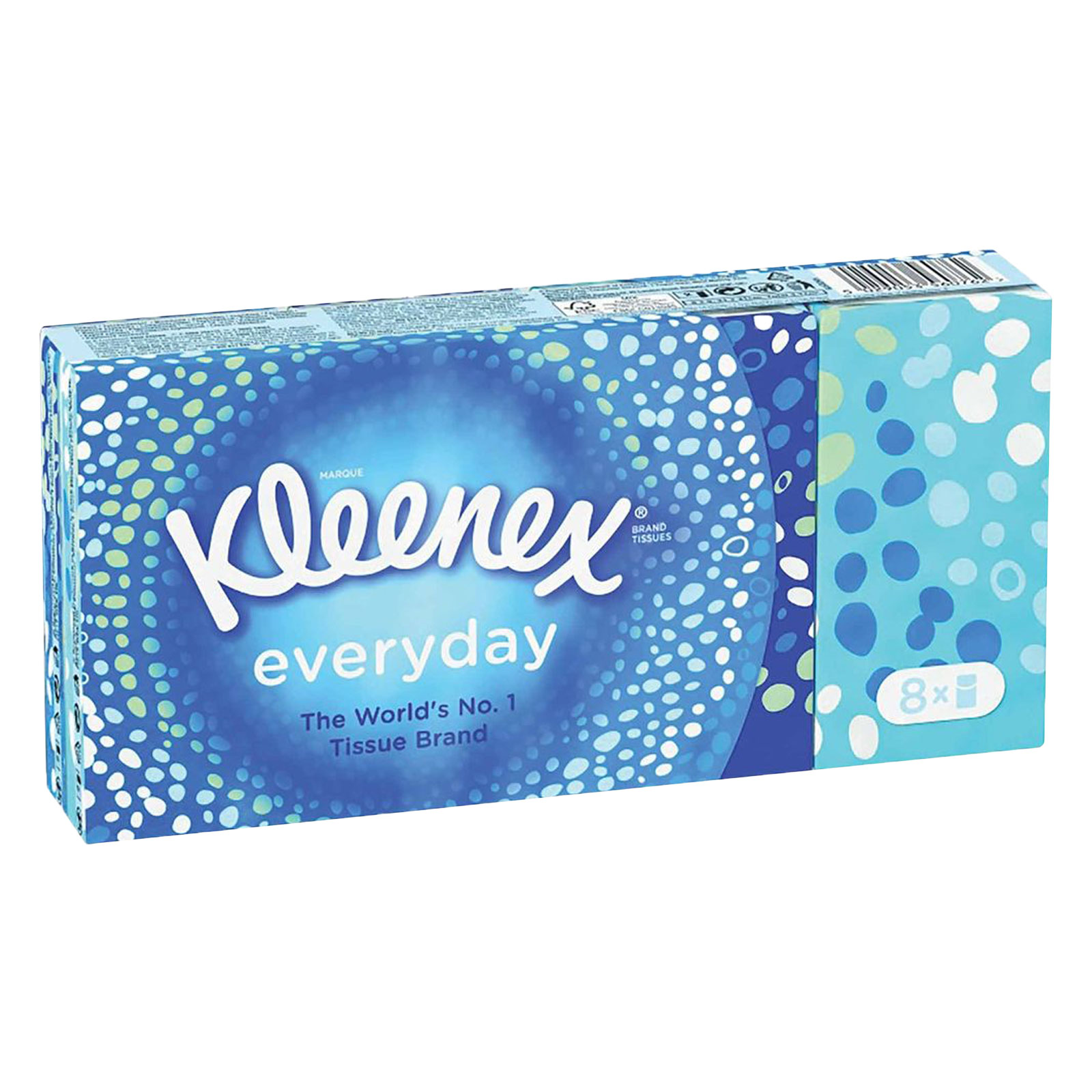 Kleenex Everyday Tissues 8 Packs Soft Facial Pocket Travel 9 Tissues Per Pack 