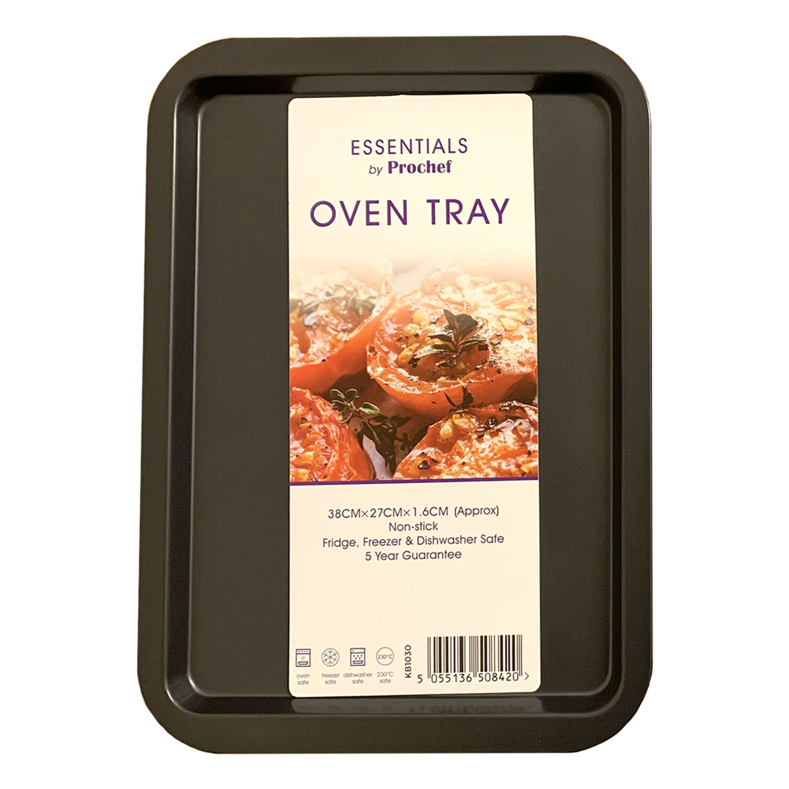 Oven Tray, 39 x 27 x 1.9cm - Non-stick