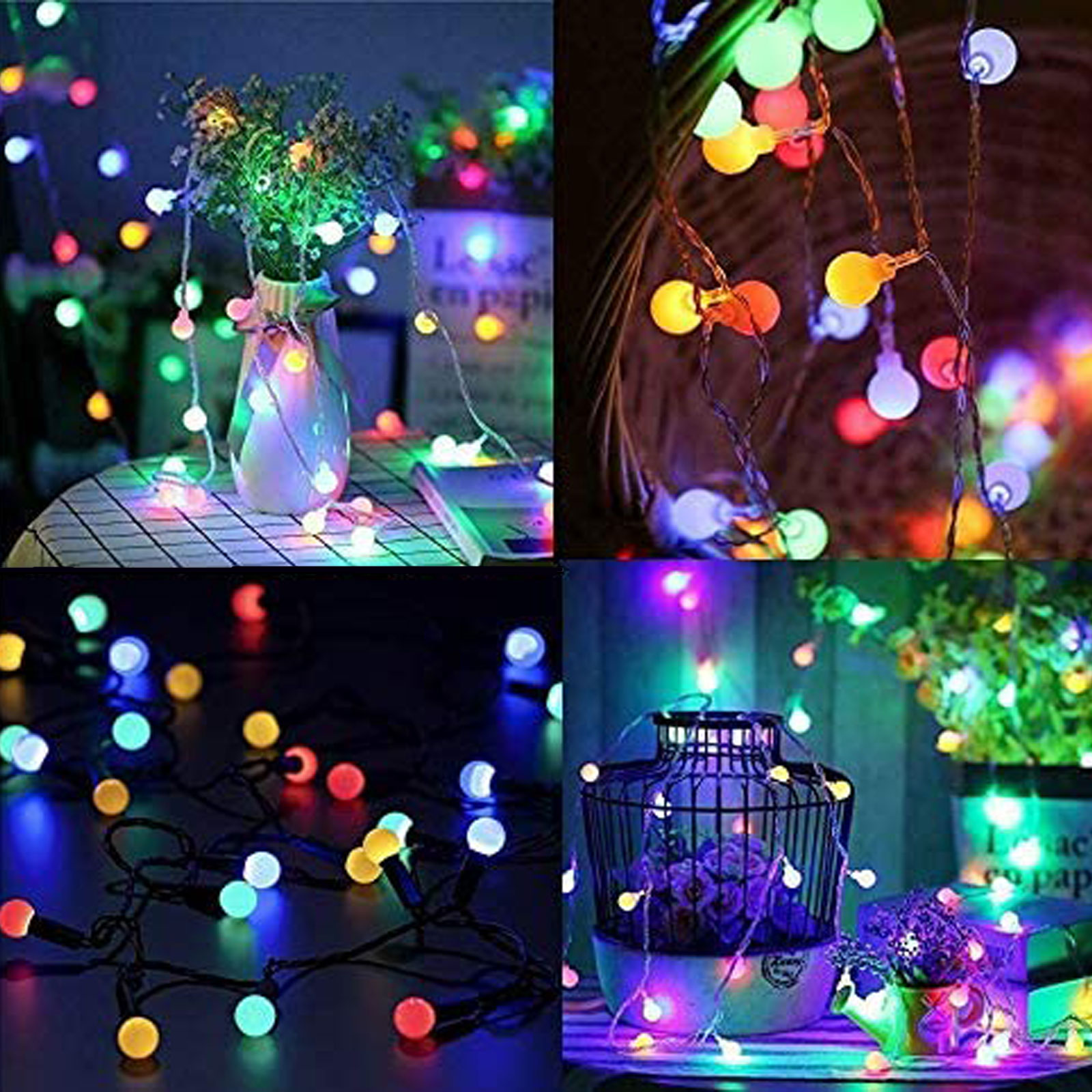 384 LED Berry Cluster Lights 3.6m 
