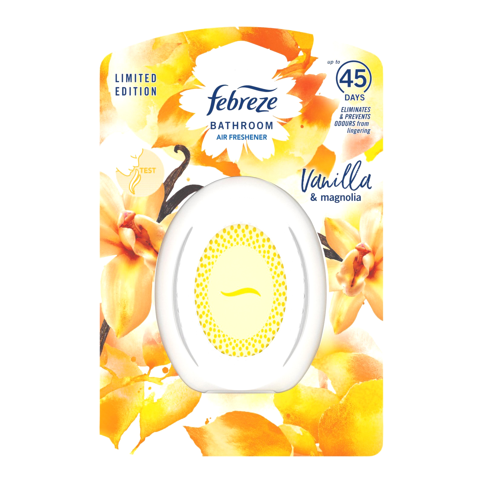 Febreze 2 in 1 Bathroom Air Freshener 7.5ml Cotton Fresh Vanilla