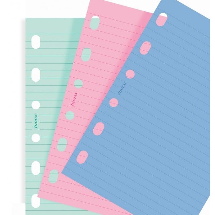 Filofax Stationary Refills FREE P/&P Filofax Pocket Blue ruled notepaper