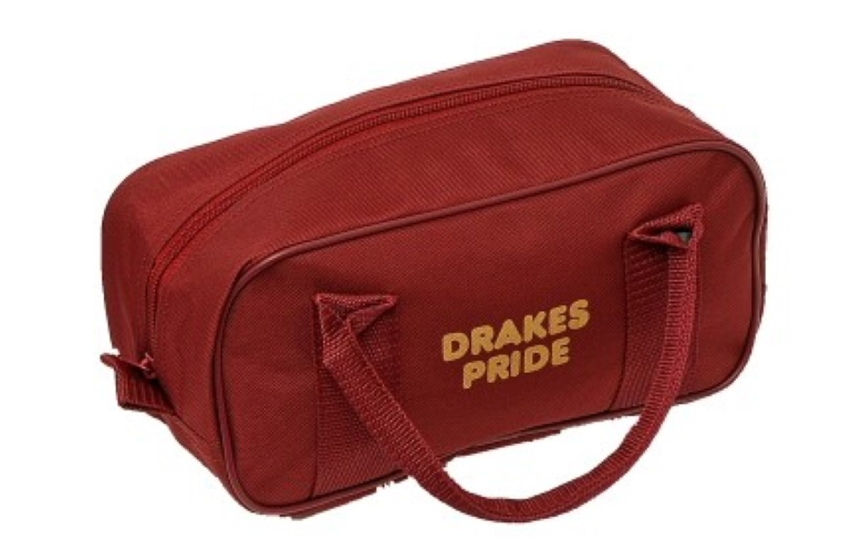 Drakes Pride Two Bowl Zip Bag Maroon For Lawn / Crown Green Bowls eBay