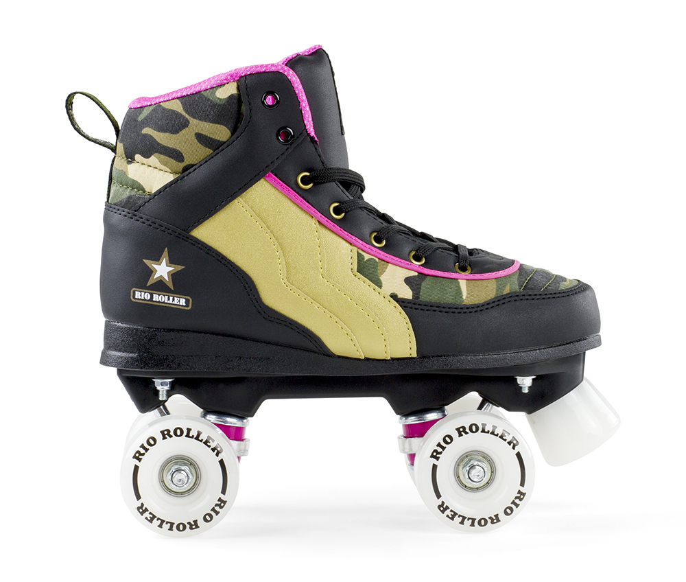 Rio Roller Camo Adult Quad Roller Skates Camo/Black/Gold eBay
