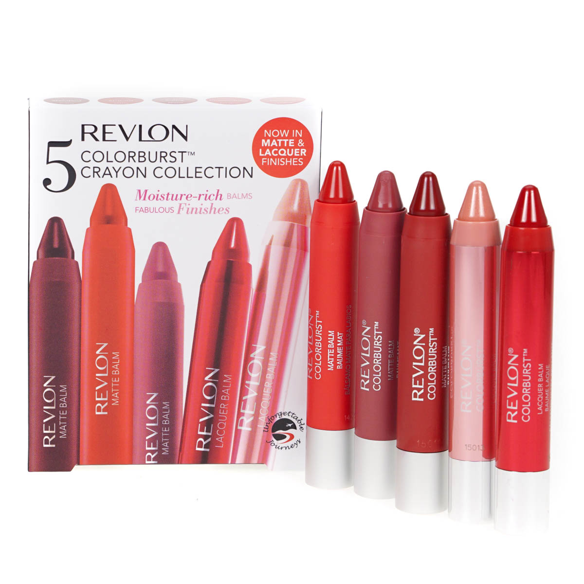 Revlon 5 Color Burst Crayon Set Moisture Rich Chunky Lip