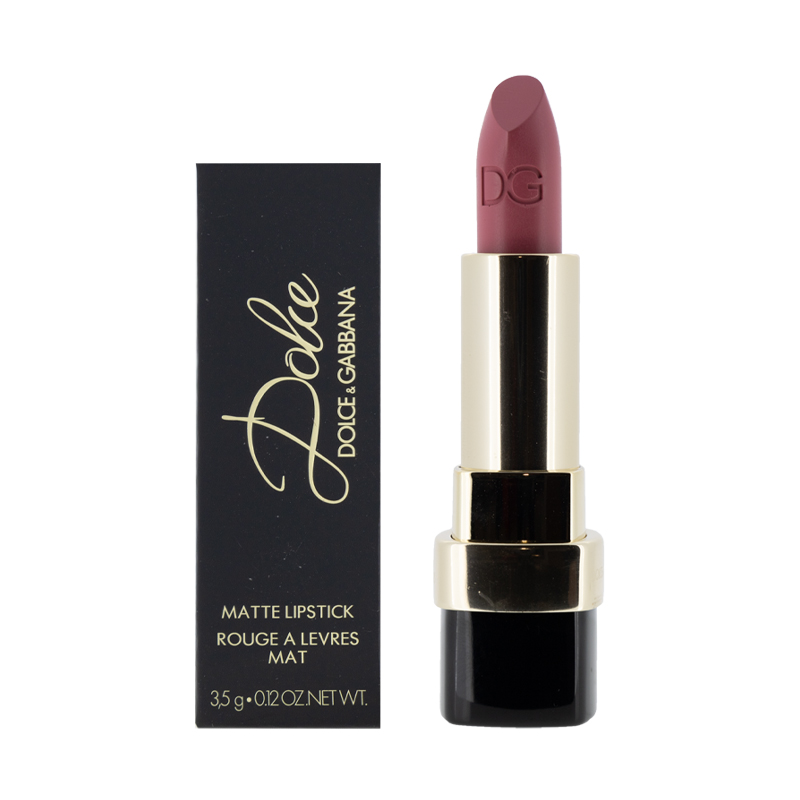 Dolce & Gabbana Red Lipstick Matte 222 Dolce Rosa D&G Lip Stick