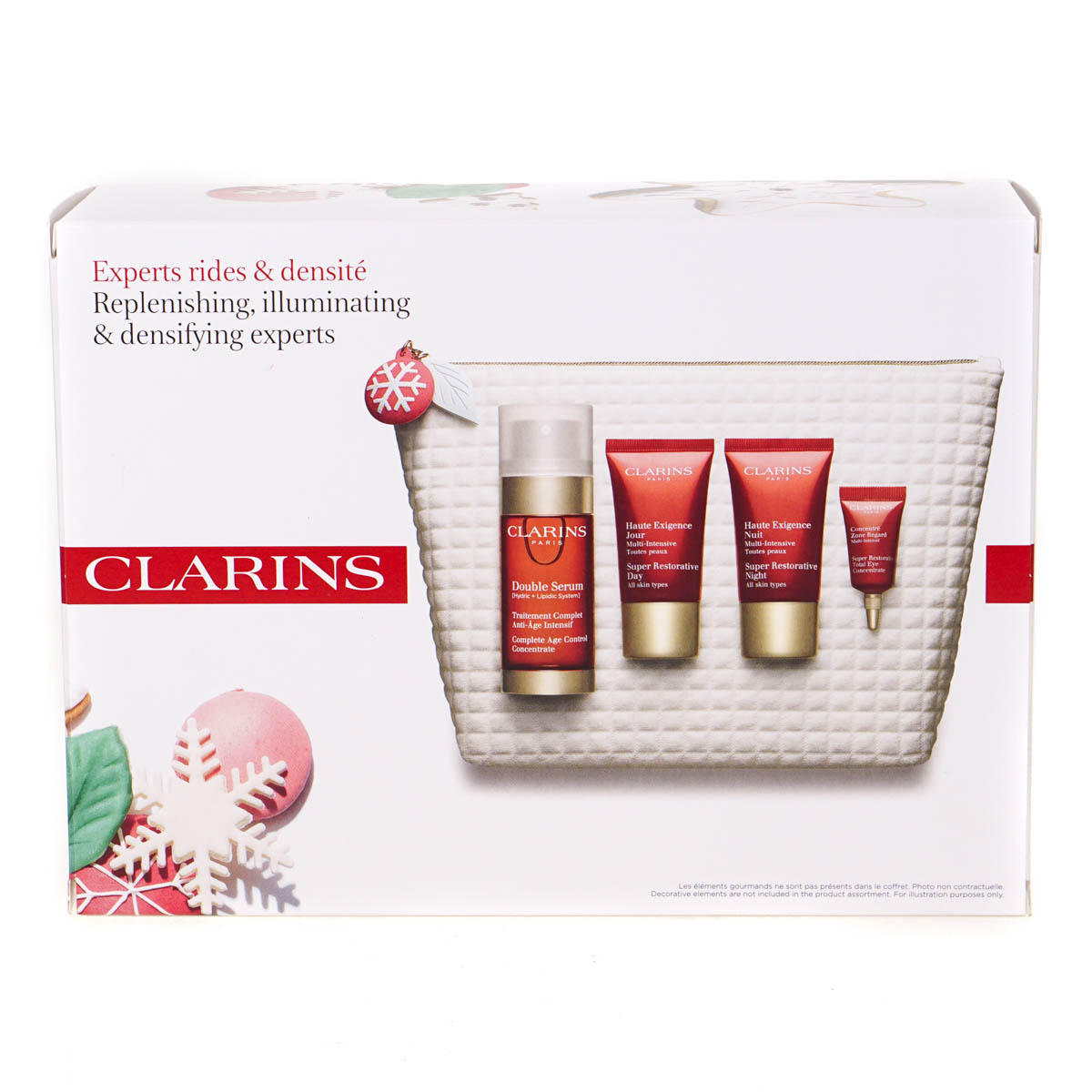 CLARINS DOUBLE SERUM 30ml Gift Set Super Restorative Anti Ageing