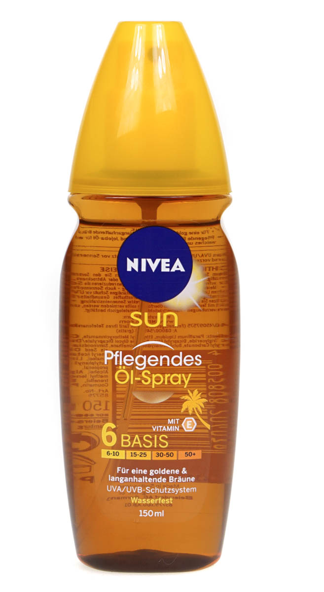 Nivea Sun Protection Spf6 Tanning Oil Spray 150ml Low Long Lasting Sun Tan Oil Ebay