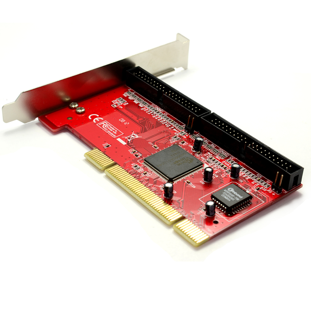 details about 2 port ata133 pci ide raid card add 4 pata hard drives ide cards