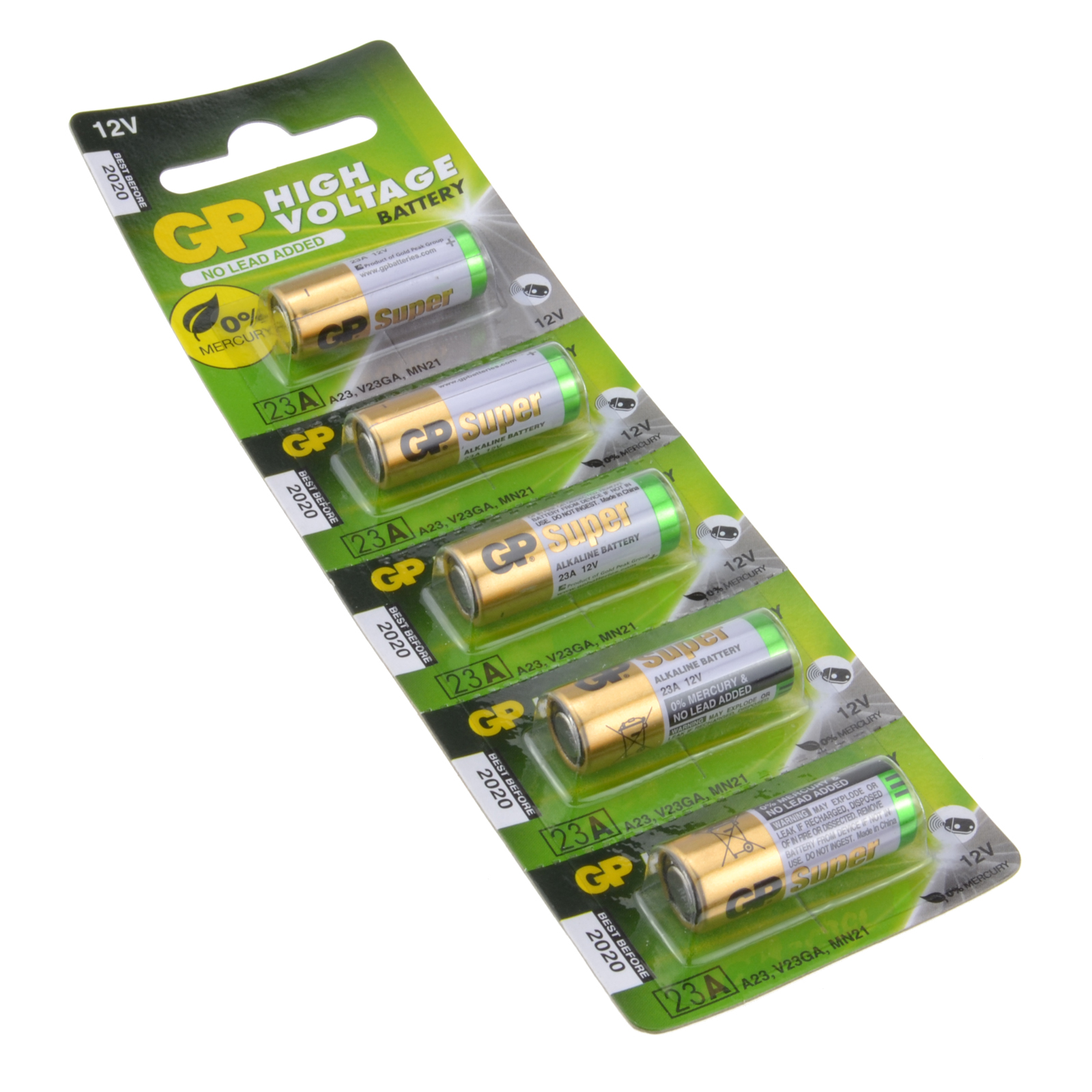 GP High Voltage Batterie (A23 / V23GA / MN21, 5 pièce) - Interdiscount