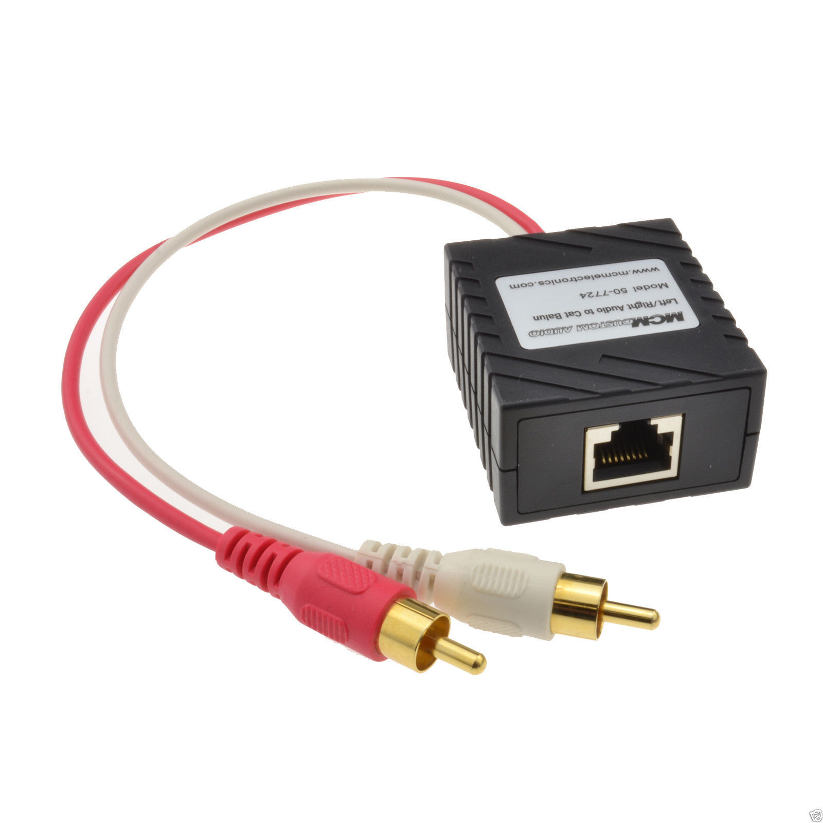 Audio Sender Over LAN Cat5 RJ45 Cable Phono RCA Extender [006506] 5055383465064 eBay
