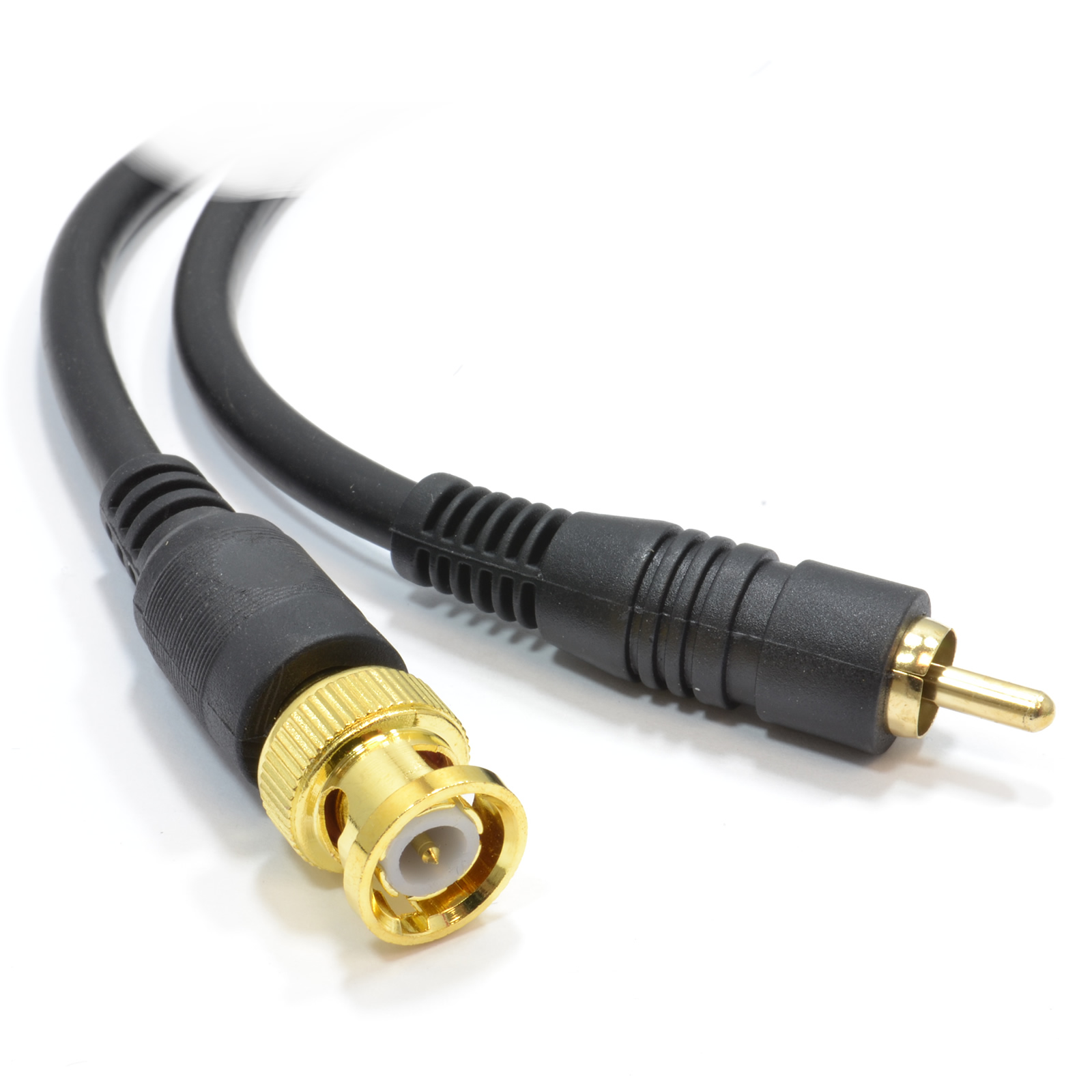 Pure Copper Cctv Bnc To Rca Phono Plug Composite Cable Lead Gold 1m3m5m10m Ebay 